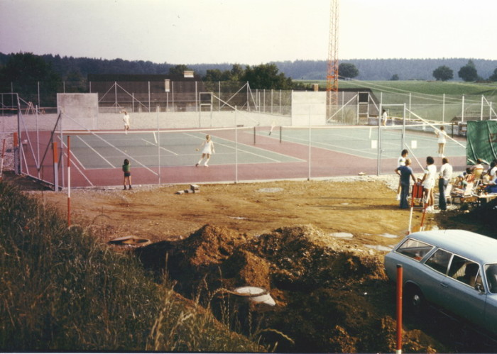 Bau Tennisanlage 10