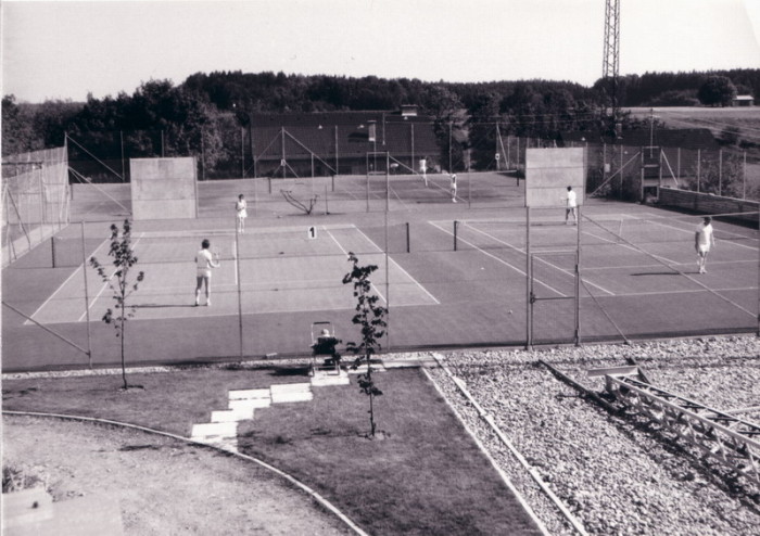 Bau Tennisanlage 11