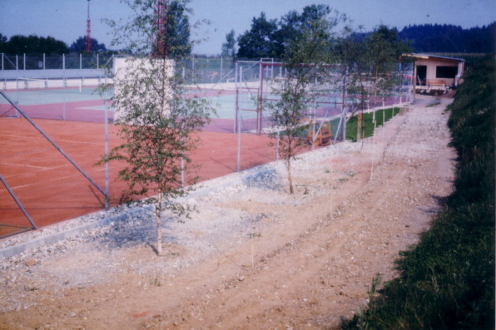 Bau Tennisanlage 13